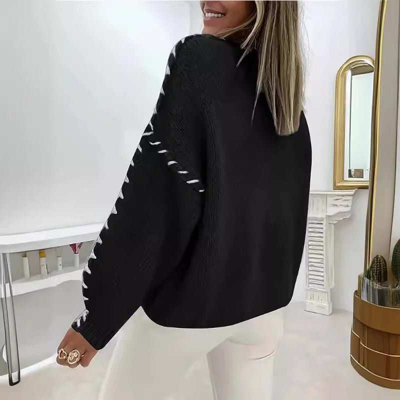 Pull en tricot à manches longues