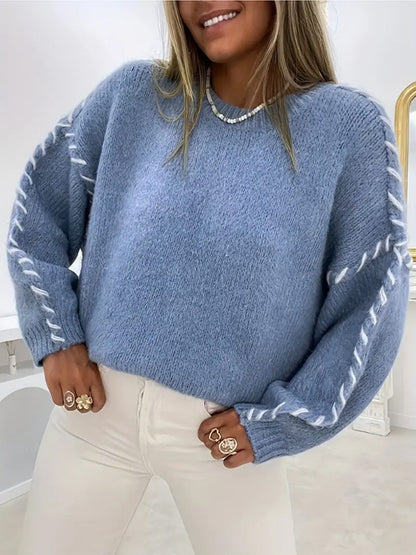 Pull en tricot à manches longues