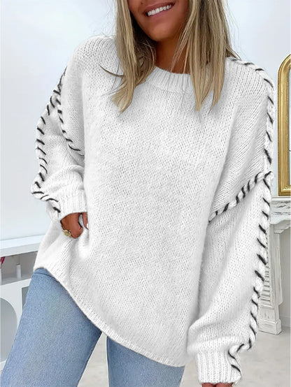 Pull en tricot à manches longues